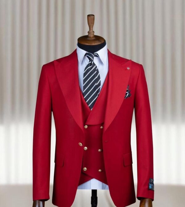 Men Suit - Red